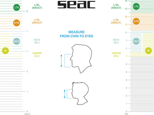 Seac Seac Full Face Diving Mask Blue