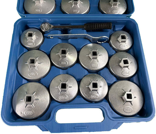 Aluminum Cup Oil Filter Wrenches 23 Pcs Gebo Tools