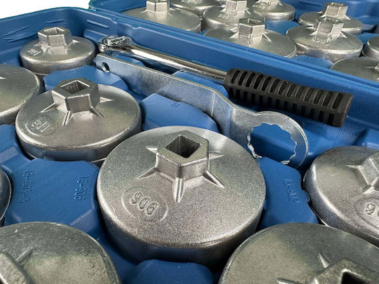Aluminum Cup Oil Filter Wrenches 23 Pcs Gebo Tools