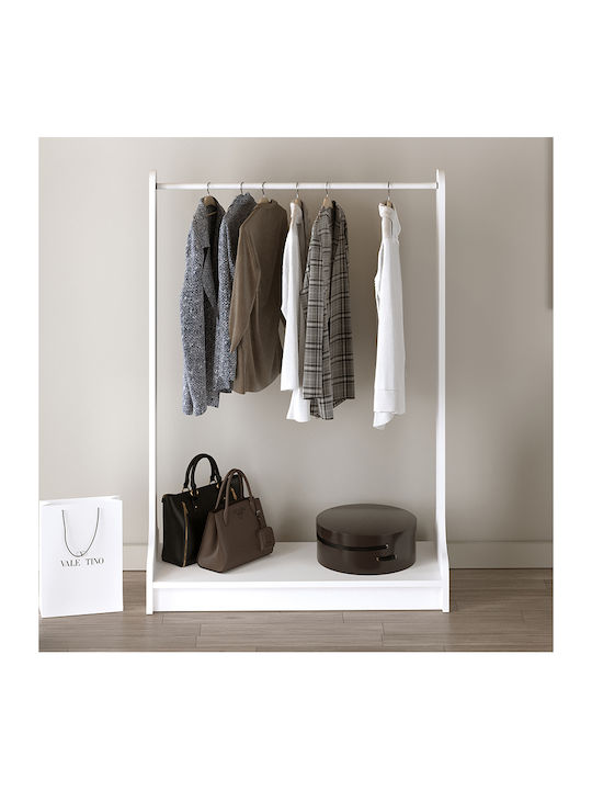 Belgum Eingangsmöbel mit Schuhschrank White 87.3x35x128cm