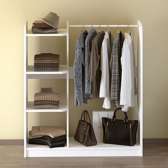 Rozesme Entry Furniture with Shoe Rack White 120x40x135cm Rozesme Entry Furniture with Shoe Rack White 120x40x135cm