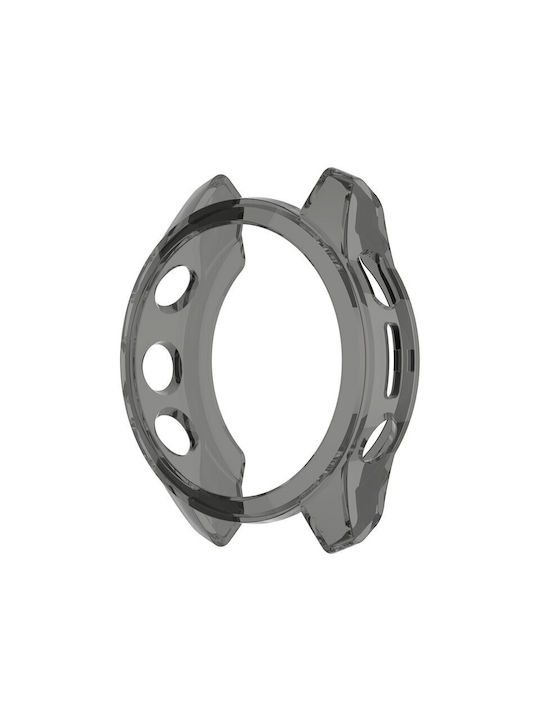 Cele mai bune accesorii carcasă din silicon în culoare negru transparent pentru Garmin Fenix 7x