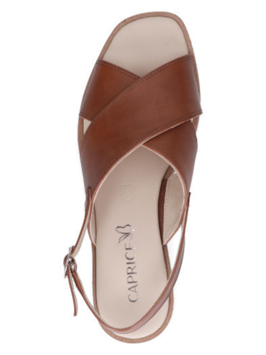 Leather Sandals Anatomic Tabac Brown