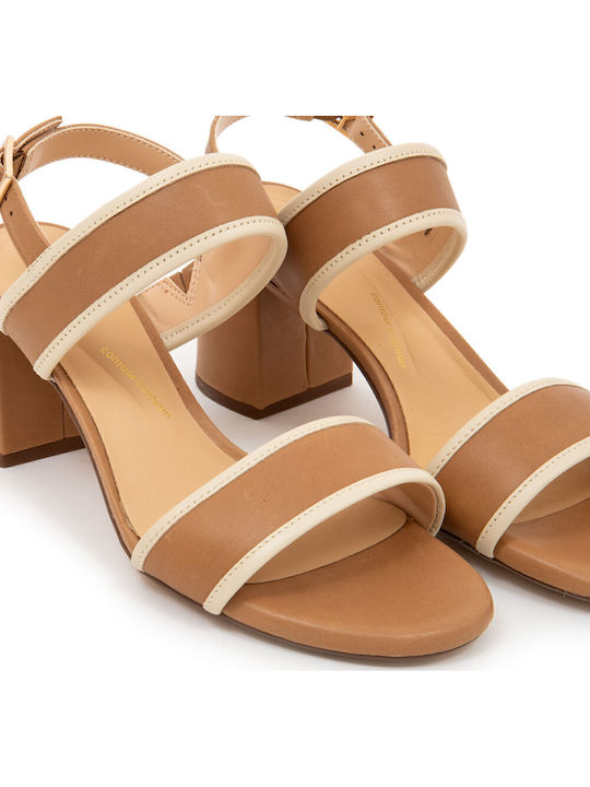 Sling Sandale Tabac maro
