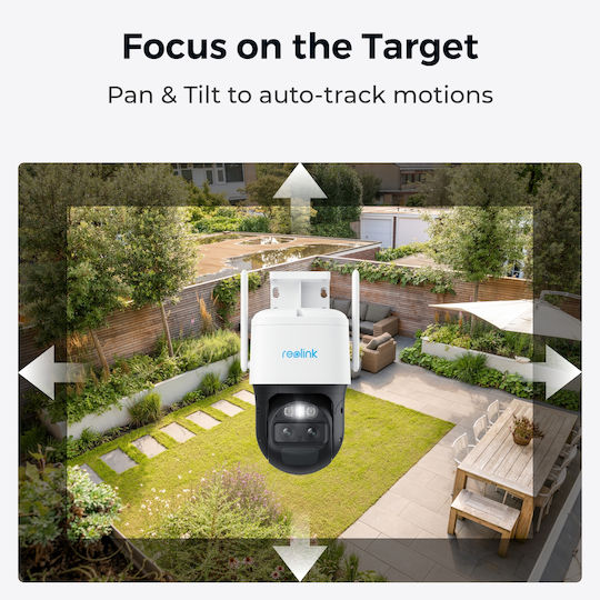 Reolink Trackmix Series B770 IP Surveillance Camera Wi-Fi Full HD+ 4MP Waterproof Battery Powered with Two-Way Communication and Lens 2.8mm