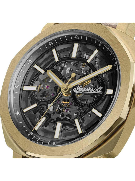 Ingersoll Watch Battery with Leather Strap