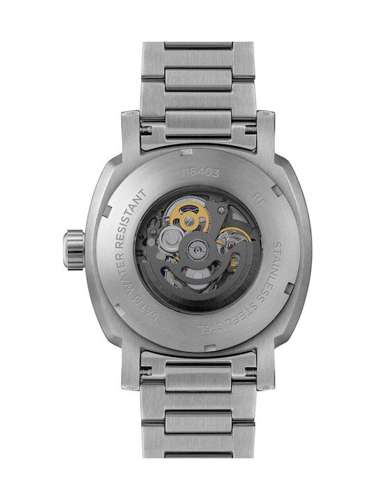 Ingersoll Men's Watch Battery with Silver Metal Bracelet