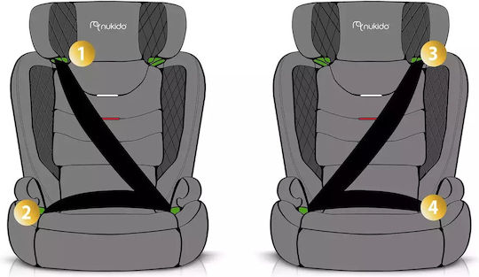 Nukido Louis Baby Car Seat i-Size with Isofix Black 15-36 kg
