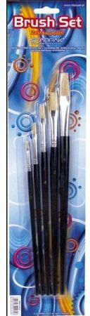 Set 5 pensule de pictură Starpak Robentoys