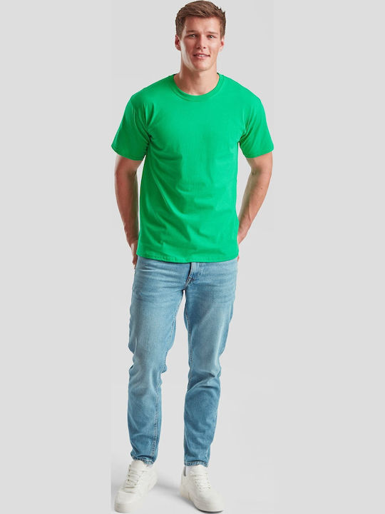Fruit of the Loom Valueweight Men's Short Sleeve Promotional T-Shirt Kelly green