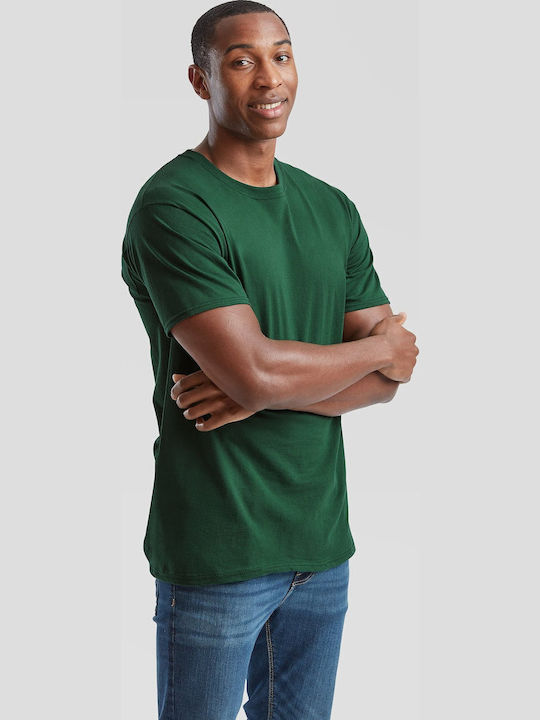 Fruit of the Loom Valueweight Men's Short Sleeve Promotional T-Shirt Bottle Green