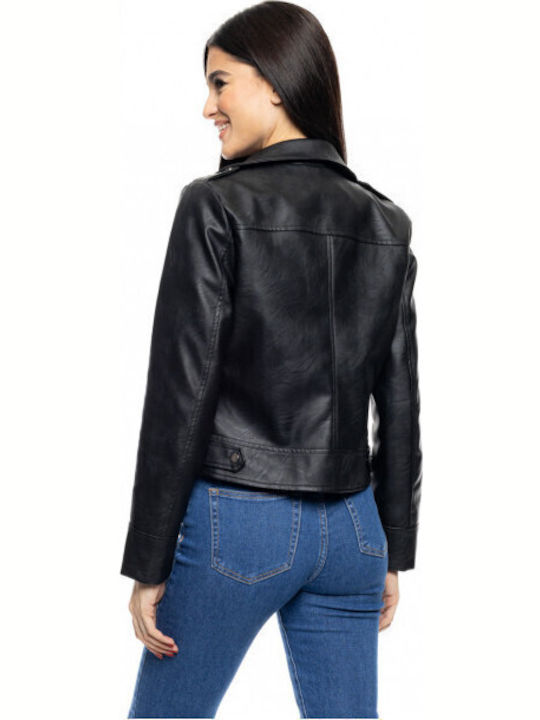 Damen Bikerjacke Black