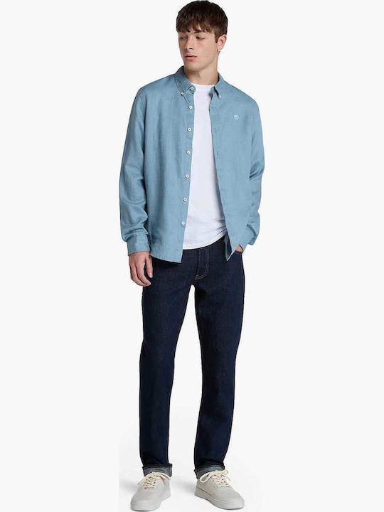 Men's Cargo Jeans Pants with Slim Fit Navy Blue