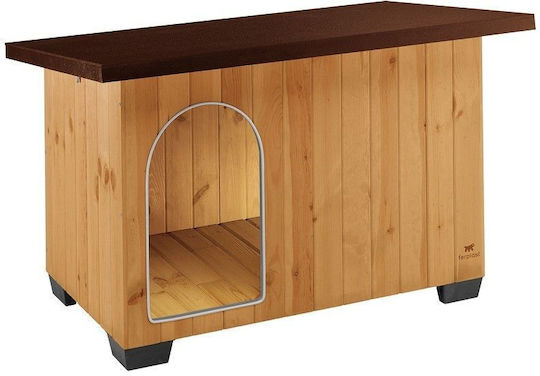 Ferplast Baita Dog House Wooden Outdoor Brown 95.5x65x65.5cm