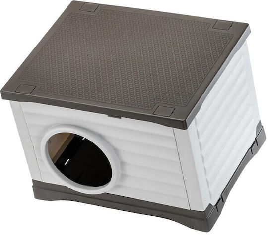 Ferplast Petvilla 60 Hundehaus Kunststoff Außenbereich Blau 54x43x38.5cm