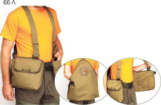 Dispan Hunting Vest με Τιράντες Πορτοκαλί Orange