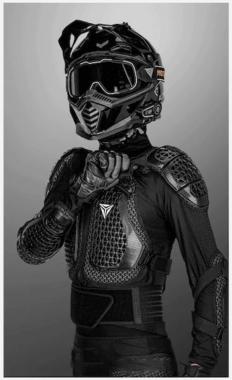 Armură pentru motocicletă certificată Motowolf – Protecție Nivel 2 Stradă Off-road Atv Bicicletă
