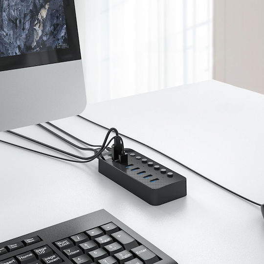 Orico Hub 7 Θυρών USB 3.0 με σύνδεση USB-A