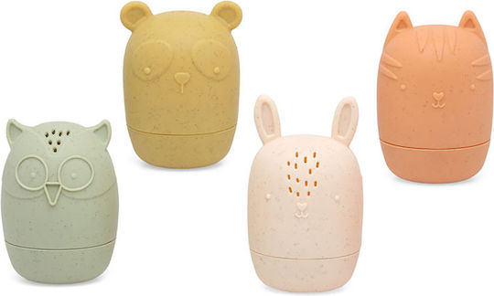 Kiokids Animals Παιχνίδι Μπάνιου για 3+ Μηνών 4τμχ