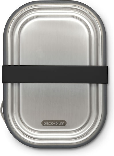 Black+Blum Δοχείο Φαγητού Inox Μαύρο με Χωρίσματα 1lt