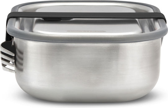 Black+Blum Δοχείο Φαγητού Inox Μαύρο με Χωρίσματα 1lt