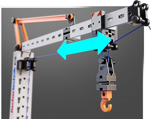 Fischer Technik Kran für 7+ Jahre
