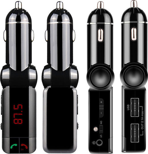 ACP FM Transmitter Αυτοκινήτου με Bluetooth / MicroSD / USB / AUX