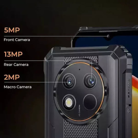Oukitel W28 E Dual SIM (4/64GB) Антрецик Смартфон Оранжев