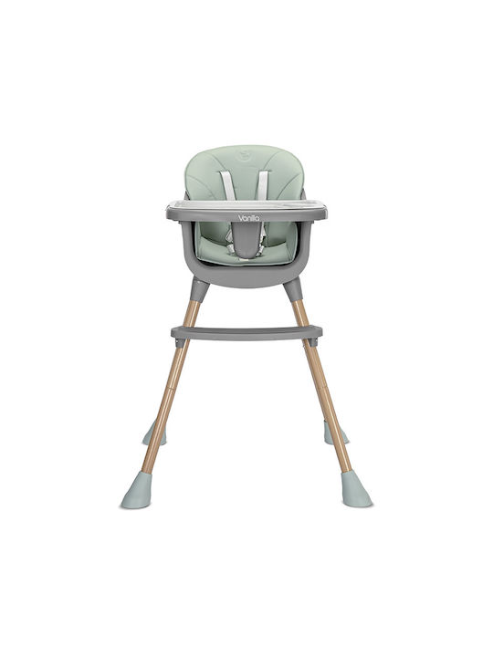Lorelli Vanilla Highchair 3 in 1 with Adjustable Height Green