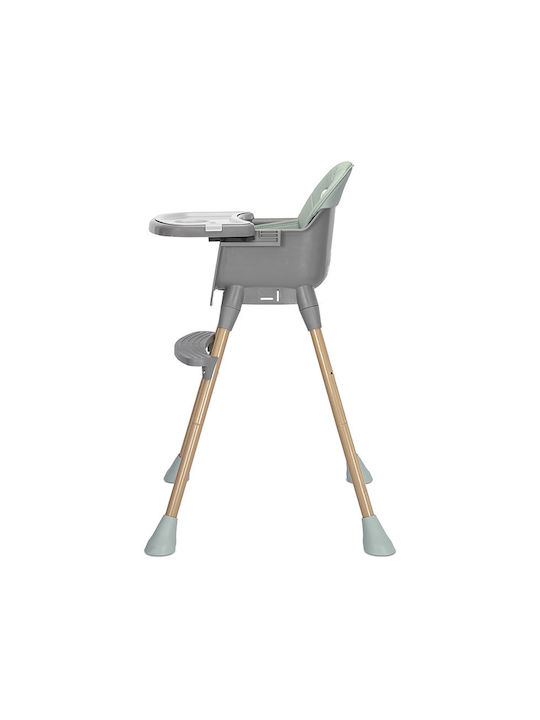 Lorelli Vanilla Highchair 3 in 1 with Adjustable Height Green