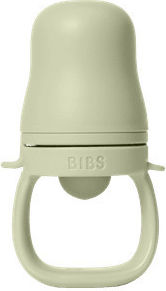 Bibs Alimentator Verde din Silicon pentru 4+ luni 1buc