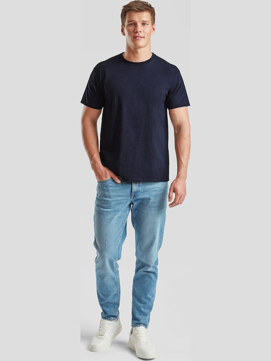 Fruit of the Loom Valueweight T Men's Short Sleeve Promotional T-Shirt Deep Navy Blue