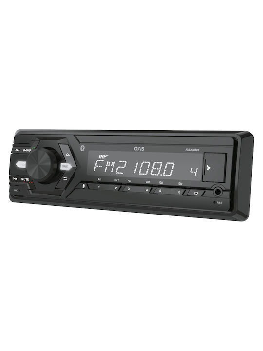 Gas Audio Power Ηχοσύστημα Αυτοκινήτου 1DIN (Bluetooth/USB)