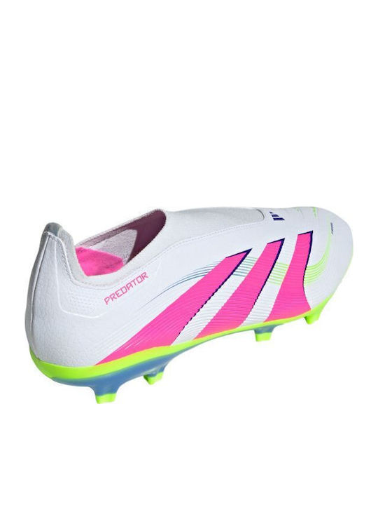 adidas Predator League LL Ποδοσφαιρικά Παπούτσια με Τάπες FG/MG Λευκά adidas Predator League LL Ποδοσφαιρικά Παπούτσια με Τάπες FG/MG Λευκά