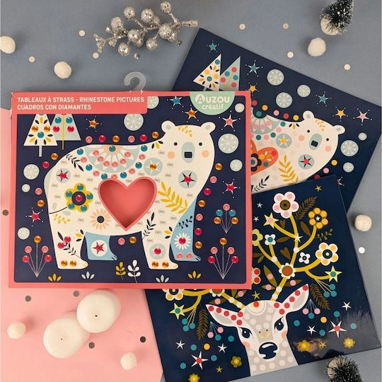 Auzou Painting Shiny Creations With Gems for Children 5+ years Years