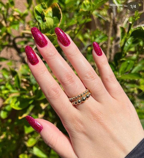 Zoya Holographic Βερνίκι Νυχιών Μακράς Διαρκείας Quick Dry Κόκκινο 15ml