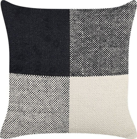 Beliani Sofa-Kissen aus 100% Baumwolle Mehrfarbig 45x45cm