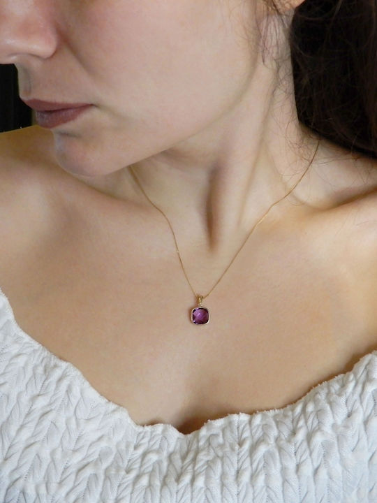 Art d or Комплект с Колие & Обеци от Злато 14K с Камъни