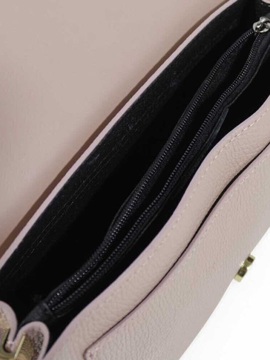 De piele Geantă de damă Crossbody Bej