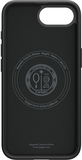 Spigen Liquid Air Заден Калъф Силиконов 0.3mm Черен (iPhone 17e / 16e)