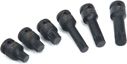 Σετ Μύτες Torx Impact 1/2"