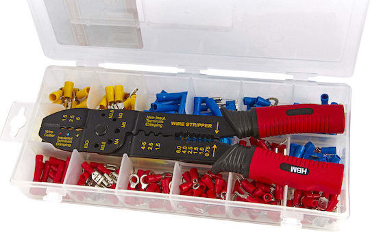 Crimping Tool for Coaxial Terminals - Electrician's Pliers with 271 Terminals