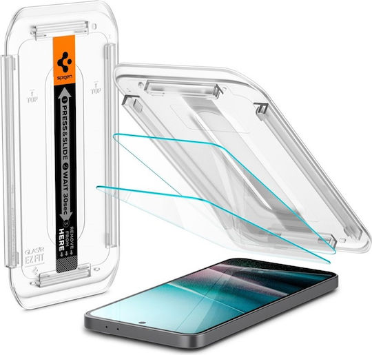 Spigen GLAS.tR EZ Fit 2.5D Full Glue Tempered Glass 2τμχ (Galaxy A36 / A37 5G) AGL09202