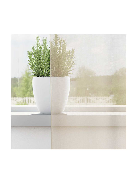 vidaXL Set Perdele Cu Capse Bej 140x260 cm