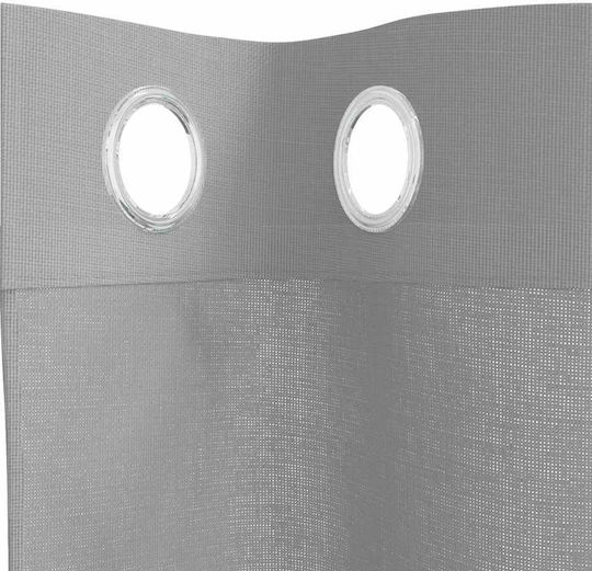 vidaXL vidaXL Vorhänge Fenster mit Grommets Grau 140x175cm