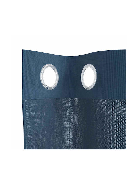 vidaXL Blue Window Curtain Set with Grommets 140x300cm