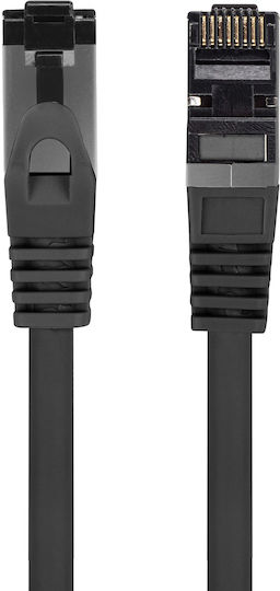 Lanberg S/FTP Cat.8.1 Network Cable Ethernet 0.25m Black