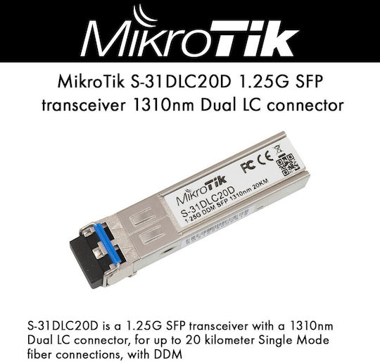 MikroTik Transceiver 1τμχ S-31DLC20D