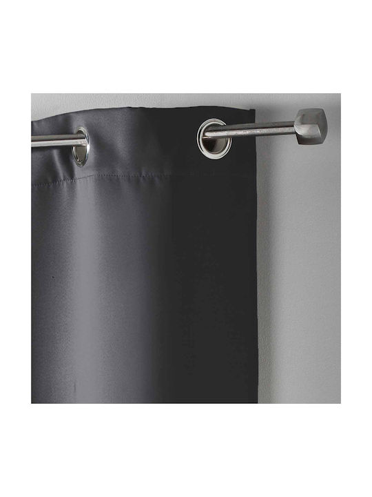 Curtain with Grommets L-c Occult Gray 140x180cm