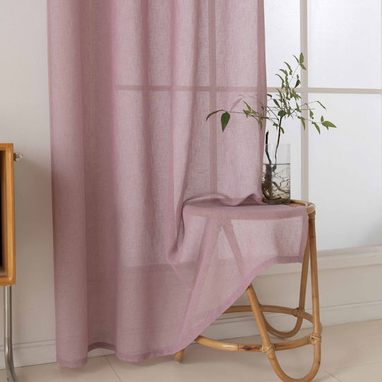 Beauty Home Vorhang mit Grommet Fit Art 8447 Rosa 8447-Pink 140x270cm